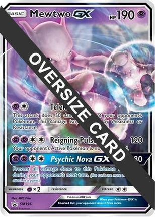 Mewtwo GX SM196  - Holofoil Jumbo Cards - Promo