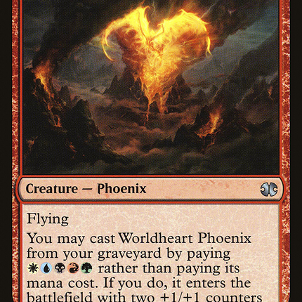 Worldheart Phoenix (MM2-135) - Modern Masters 2015