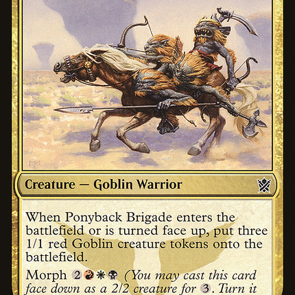 Ponyback Brigade (KTK-191) - Khans of Tarkir Foil