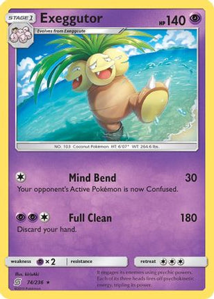 Exeggutor/236  SM  Unified Minds - Rare