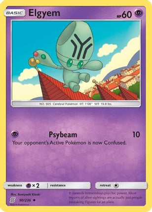 Elgyem/236  - Reverse Holofoil SM  Unified Minds - Uncommon