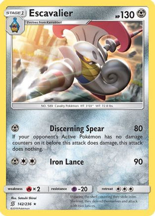 Escavalier/236  SM  Unified Minds - Rare