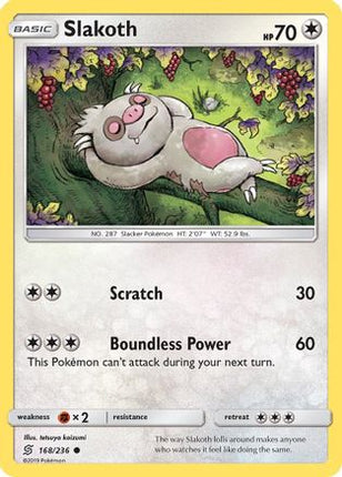 Slakoth (168) 168/236  SM  Unified Minds - Common