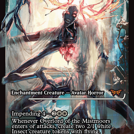 Overlord of the Mistmoors (DSK-387) - Duskmourn: House of Horror: (Showcase) Foil