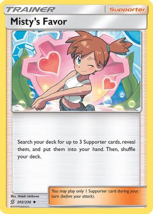 Misty's Favor 202/236  SM  Unified Minds - Uncommon
