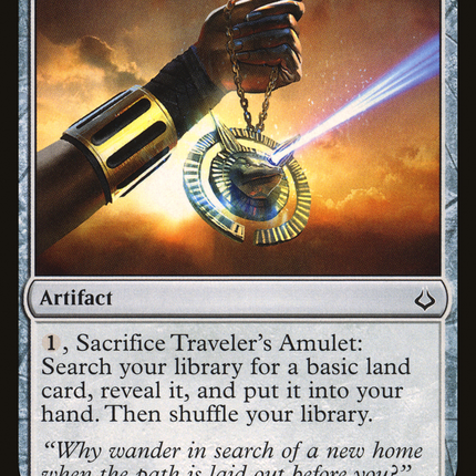Traveler's Amulet (HOU-167) - Hour of Devastation Foil