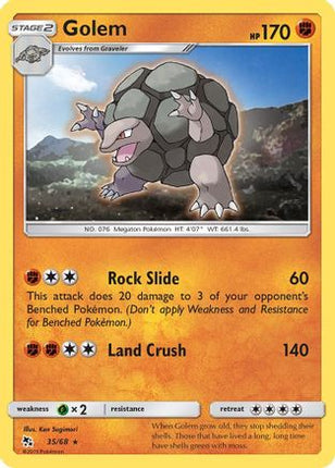 Golem 035/68  Hidden Fates - Rare