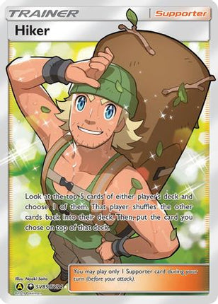 Hiker  - Holofoil Hidden Fates Shiny Vault - Shiny Holo Rare