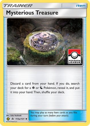 Mysterious Treasure 113a/131  - Reverse Holofoil League & Championship Cards - Promo