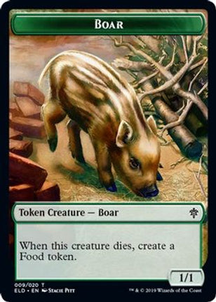 Boar Token (ELD-009) - Throne of Eldraine