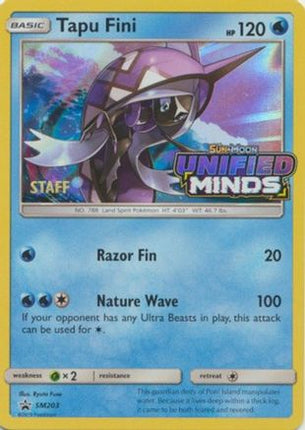 Tapu Fini SM203  - Holofoil SM Promos - Promo