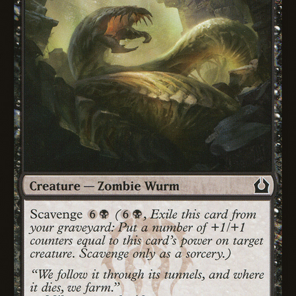 Terrus Wurm (RTR-080) - Return to Ravnica Foil