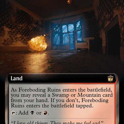 Foreboding Ruins (WHO-496) - Doctor Who: (Extended Art)