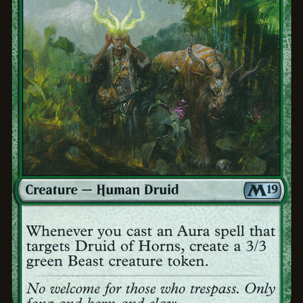 Druid of Horns (M19-176) - Core Set 2019