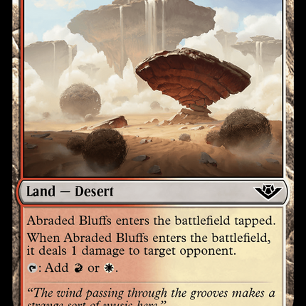 Abraded Bluffs (OTJ-251) - Outlaws of Thunder Junction Foil