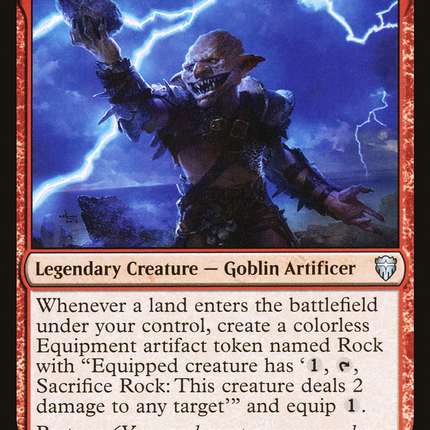 Toggo, Goblin Weaponsmith (CMR-204) - Commander Legends