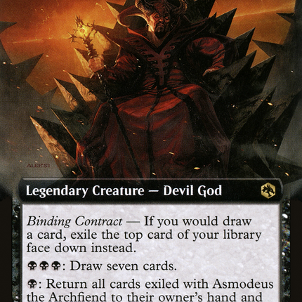 Asmodeus the Archfiend (AFR-373) - Adventures in the Forgotten Realms: (Extended Art) Foil