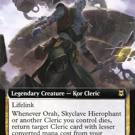 Orah, Skyclave Hierophant (ZNR-369) - Zendikar Rising: (Extended Art)