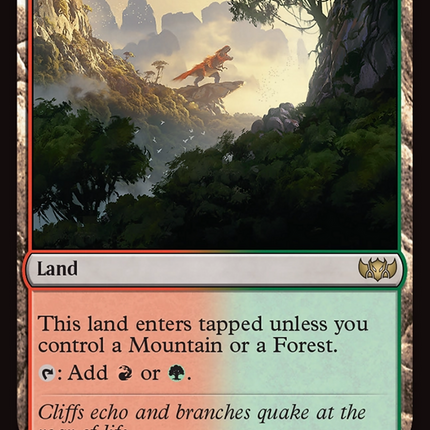 Rootbound Crag (TDC-388) - Commander: Tarkir: Dragonstorm