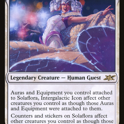 Solaflora, Intergalactic Icon (UNF-027) - Unfinity Foil