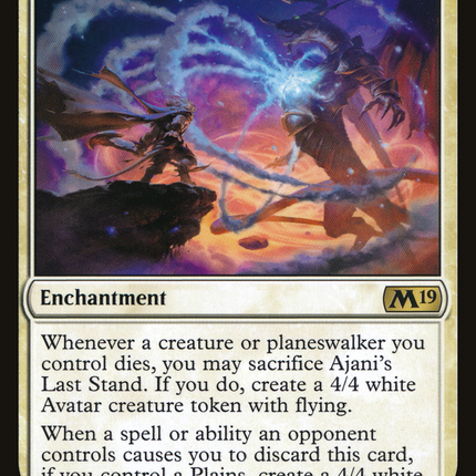 Ajani's Last Stand (M19-004) - Core Set 2019 Foil