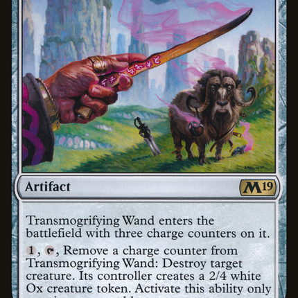 Transmogrifying Wand (M19-247) - Core Set 2019 Foil