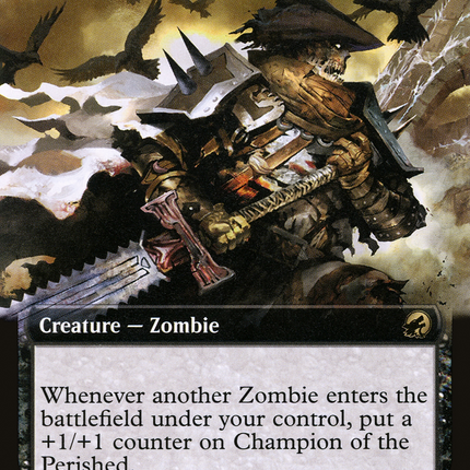 Champion of the Perished (MID-344) - Innistrad: Midnight Hunt: (Extended Art) Foil
