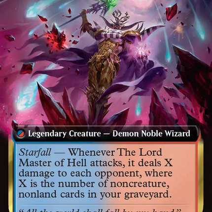 The Emperor of Palamecia // The Lord Master of Hell (FIN-484) - FINAL FANTASY: (Extended Art) Foil