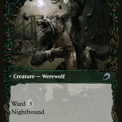 Burly Breaker // Dire-Strain Demolisher (MID-299) - Innistrad: Midnight Hunt: (Showcase, Double Faced Transform)