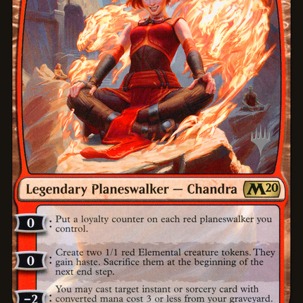 Chandra, Acolyte of Flame (PPM20-126) - Core Set 2020 Promos Foil