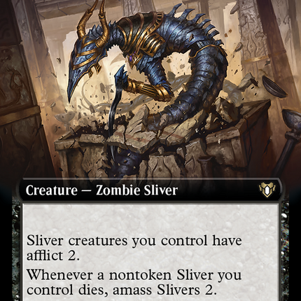 Lazotep Sliver (CMM-764) - Commander Masters: (Extended Art) Foil