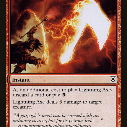 Lightning Axe (TSP-168) - Time Spiral Foil