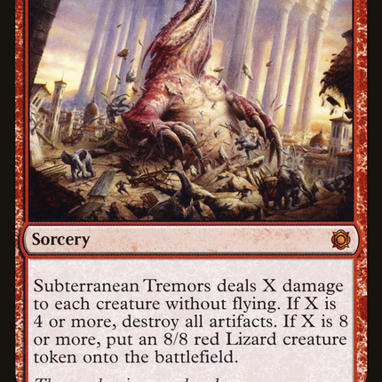 Subterranean Tremors (CN2-058) - Conspiracy: Take the Crown Foil