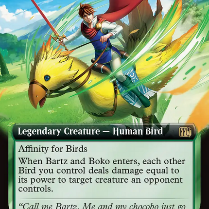 Bartz and Boko (FIN-469) - FINAL FANTASY: (Extended Art)