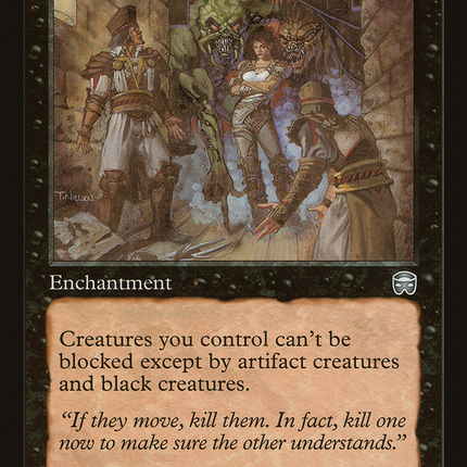 Intimidation (MMQ-142) - Mercadian Masques