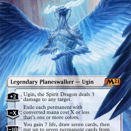 Ugin, the Spirit Dragon (M21-279) - Core Set 2021 (Borderless) Foil