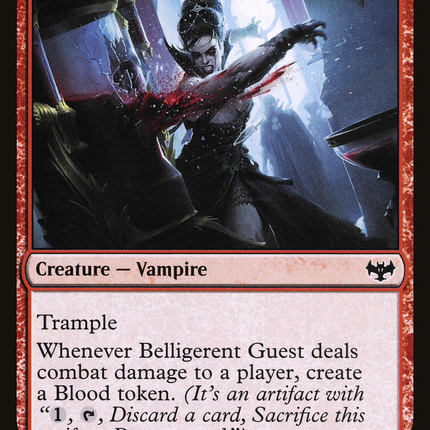 Belligerent Guest (VOW-144) - Innistrad: Crimson Vow Foil