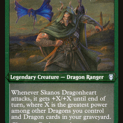 Skanos Dragonheart (Foil Etched) (CLB-521) - Commander Legends: Battle for Baldur's Gate Foil