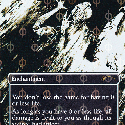 Phyrexian Unlife (SLD-1213) - Secret Lair Drop (Borderless) Foil