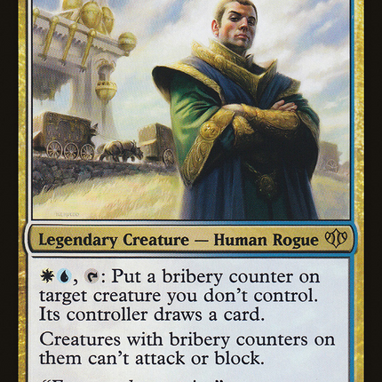 Gwafa Hazid, Profiteer (CON-110) - Conflux Foil