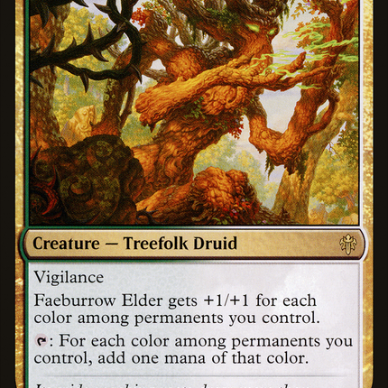 Faeburrow Elder (ELD-190) - Throne of Eldraine Foil