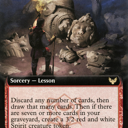 Illuminate History (STX-312) - Strixhaven: School of Mages: (Extended Art, lesson) Foil