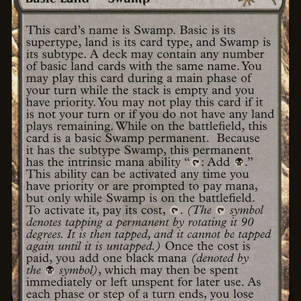 Swamp (SLD-256) - Secret Lair Drop Foil