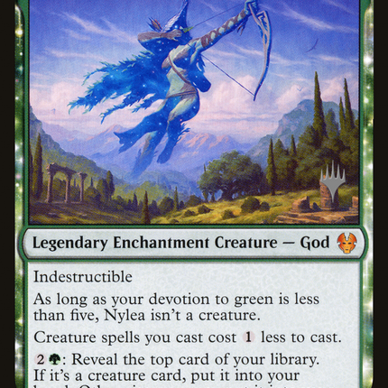 Nylea, Keen-Eyed (PPTHB-185) - Theros Beyond Death Promos: (enchantment) Foil