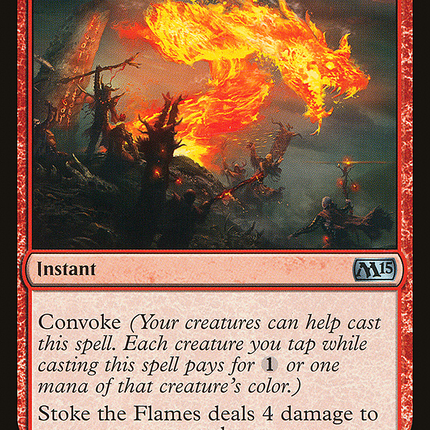 Stoke the Flames (M15-164) - Magic 2015 Foil