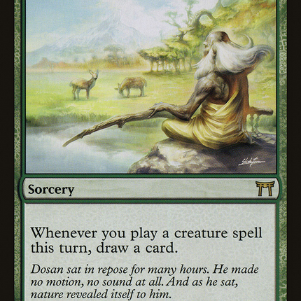 Glimpse of Nature (CHK-210) - Champions of Kamigawa