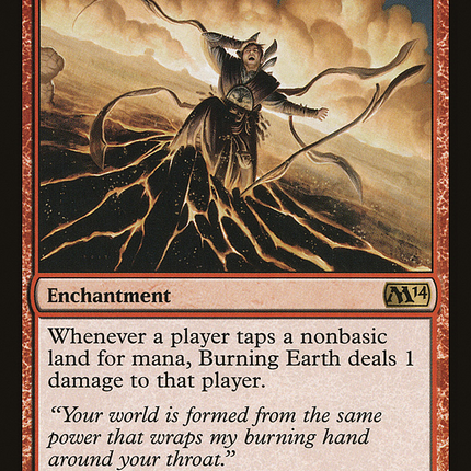 Burning Earth (M14-130) - Magic 2014 Foil