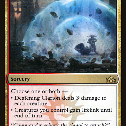 Deafening Clarion (GRN-165) - Guilds of Ravnica Foil