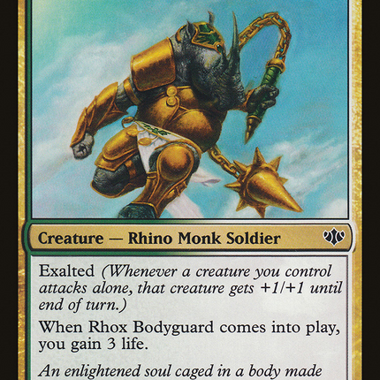 Rhox Bodyguard (CON-122) - Conflux Foil