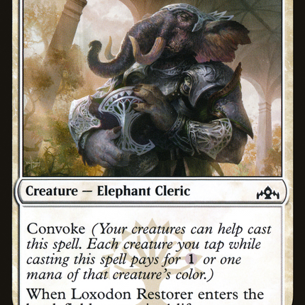 Loxodon Restorer (GRN-020) - Guilds of Ravnica Foil